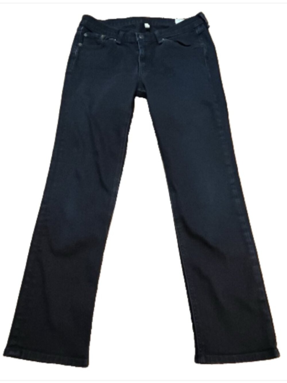 Rag & Bone Skinny Jeans Womens 31 Washed Black Coal Crop Ankle